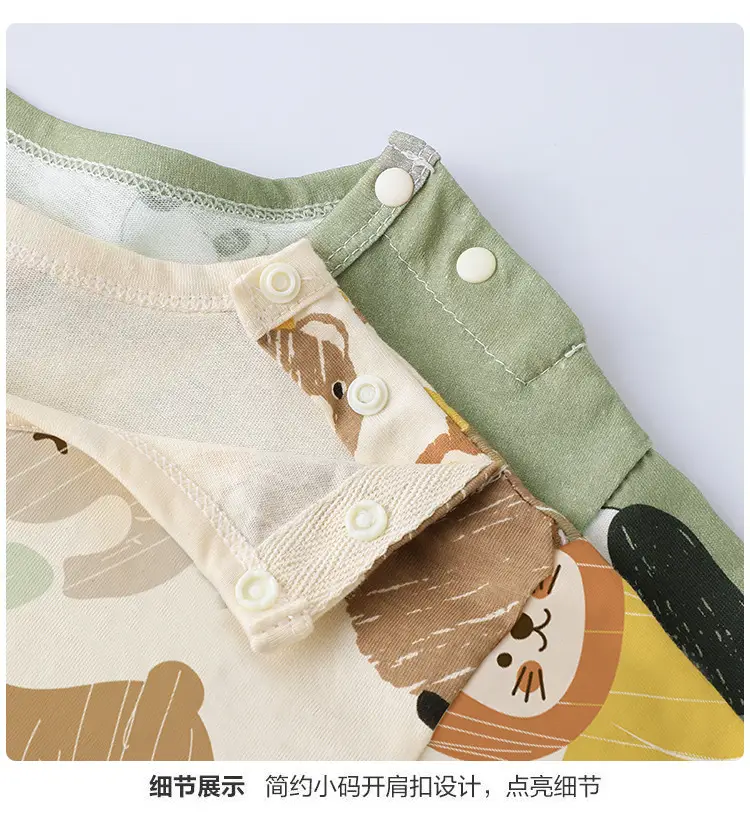 2025 Baby T-Shirt Bear Print Summer Boys Girls — feature 9