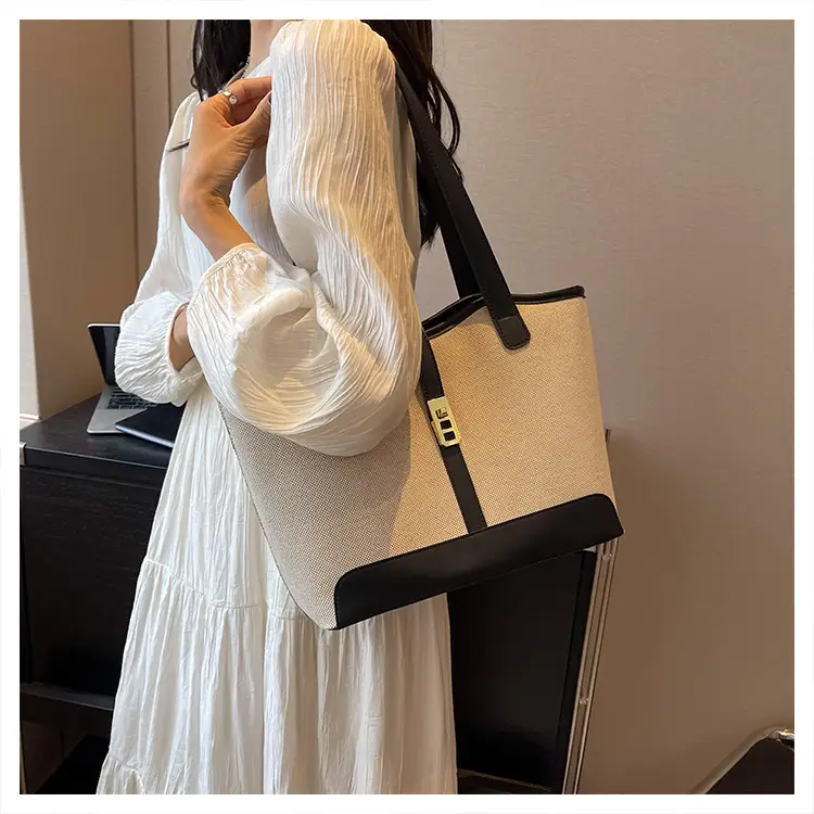 Women Canvas Shoulder Bag 2023 New Arrival Large Capacity — feature 13