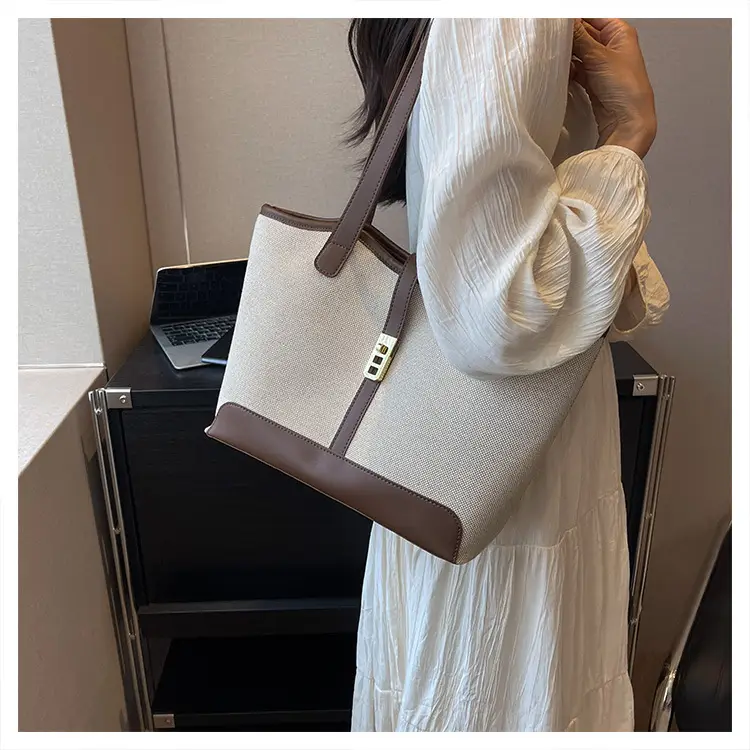 Women Canvas Shoulder Bag 2023 New Arrival Large Capacity — feature 14