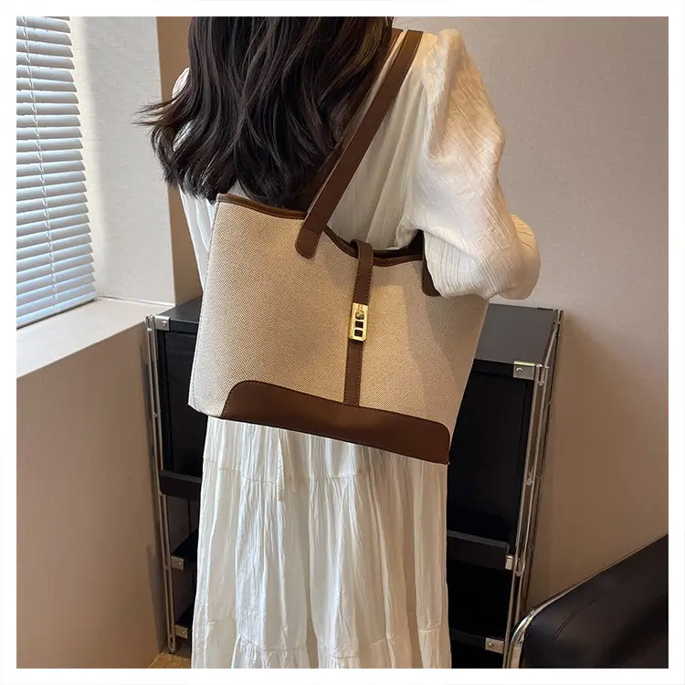 Women Canvas Shoulder Bag 2023 New Arrival Large Capacity — feature 15