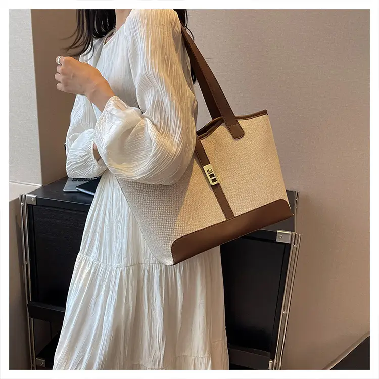 Women Canvas Shoulder Bag 2023 New Arrival Large Capacity — feature 16