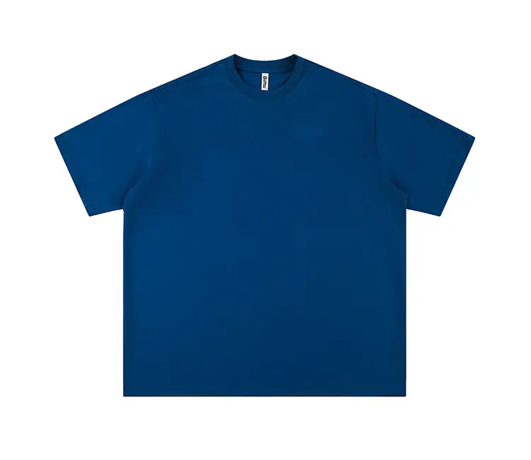 Men's Pure Cotton Navy T-Shirt Short Sleeve Summer Wear — feature 30