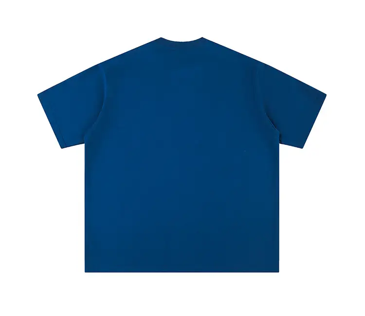 Men's Pure Cotton Navy T-Shirt Short Sleeve Summer Wear — feature 31