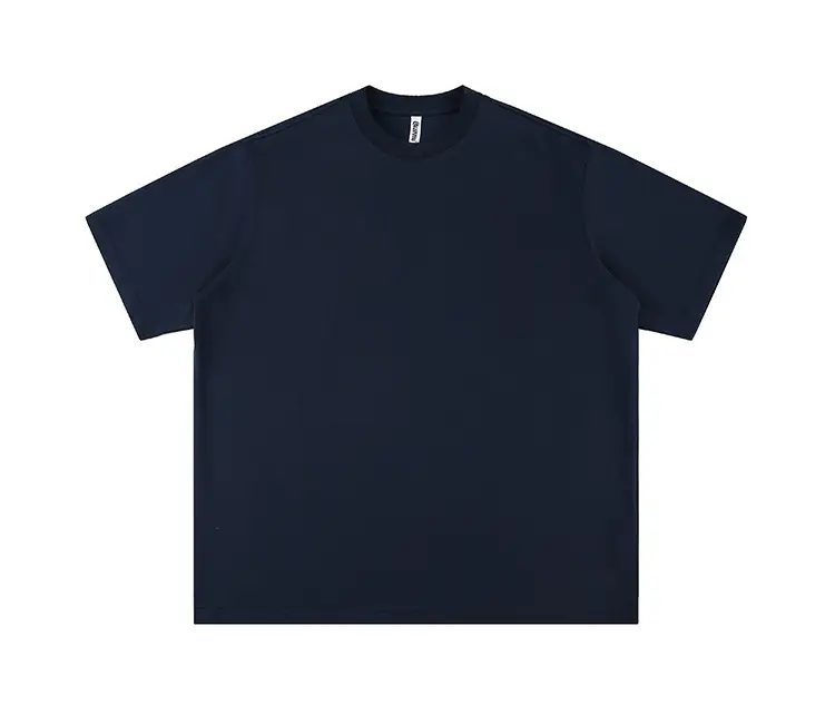 Men's Pure Cotton Navy T-Shirt Short Sleeve Summer Wear — feature 32