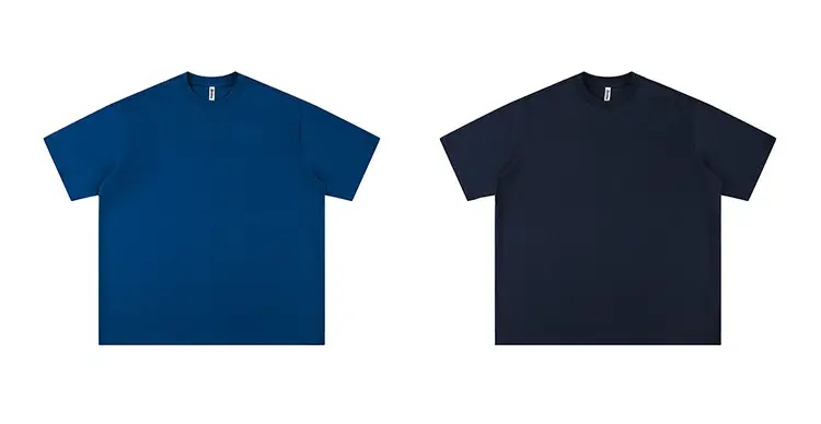 Men's Pure Cotton Navy T-Shirt Short Sleeve Summer Wear — feature 6
