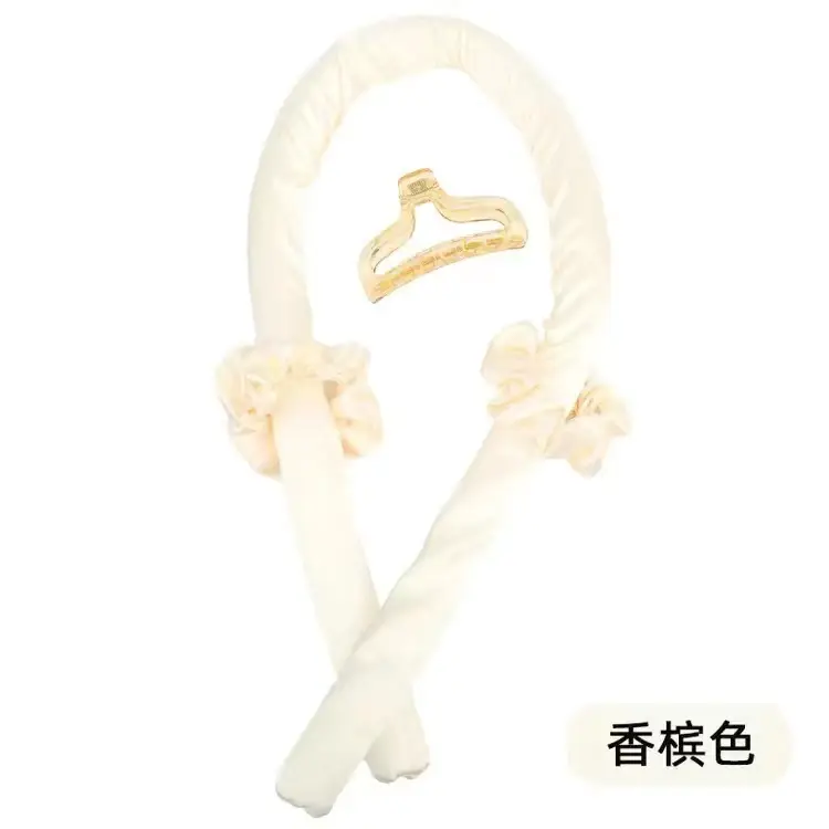 Pink Non-Hot Hair Curling Foam Ring for Women - Image 3
