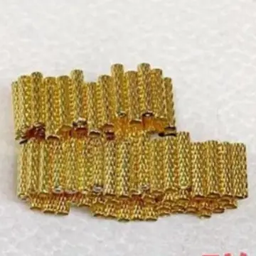 18K Gold Tube DIY Handmade Accessories Horizontal Tube Gold Wire Tube Turned Straight Tube Connecting Tube Au750 - Image 4