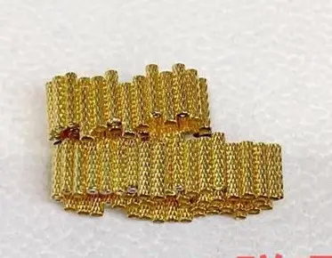 18K Gold Tube DIY Handmade Accessories Horizontal Tube Gold Wire Tube Turned Straight Tube Connecting Tube Au750 — feature 3