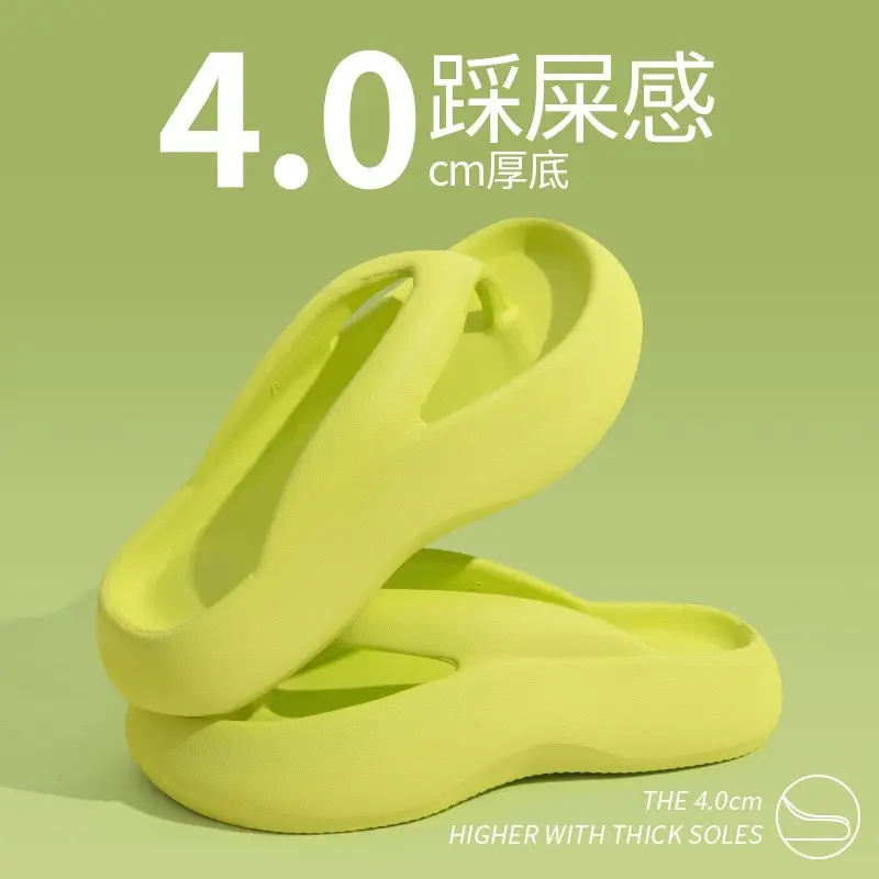 Women's thick-soled flip-flops for summer, 2024 new non-slip beach sandals for summer - Image 3