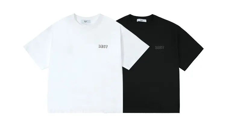 Kids White T-Shirt Short Sleeve Loose Western Style — feature 6