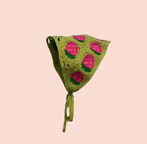 French Retro Knitted Floral Headscarf for Girls — feature 10