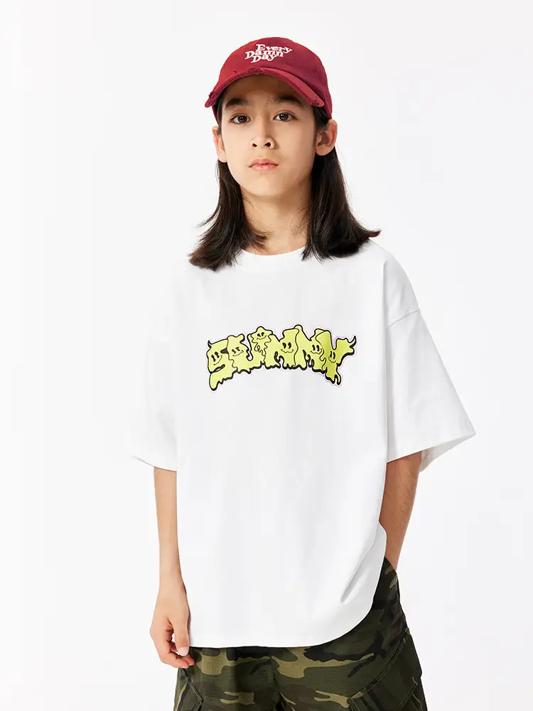 Purple Graphic T-Shirt for Girls Boys Summer Wear - Image 7