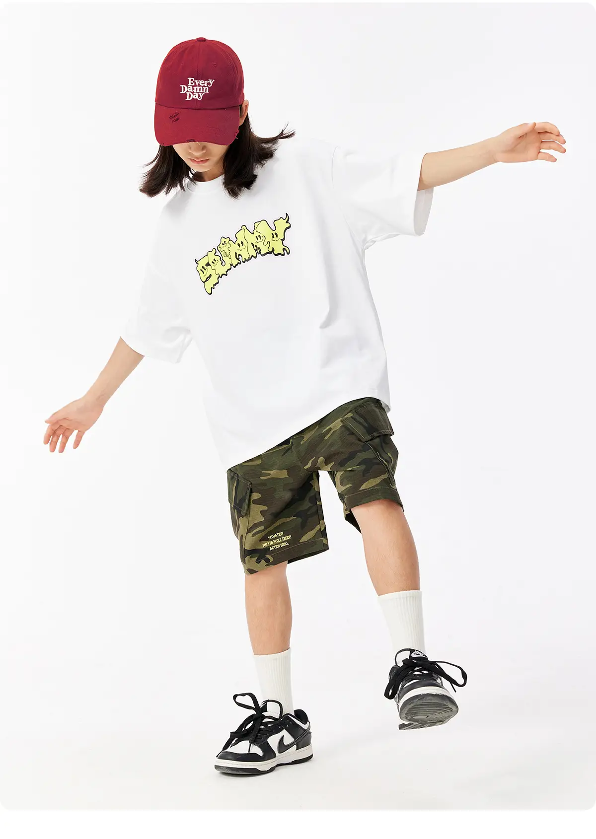 Purple Graphic T-Shirt for Girls Boys Summer Wear — feature 21