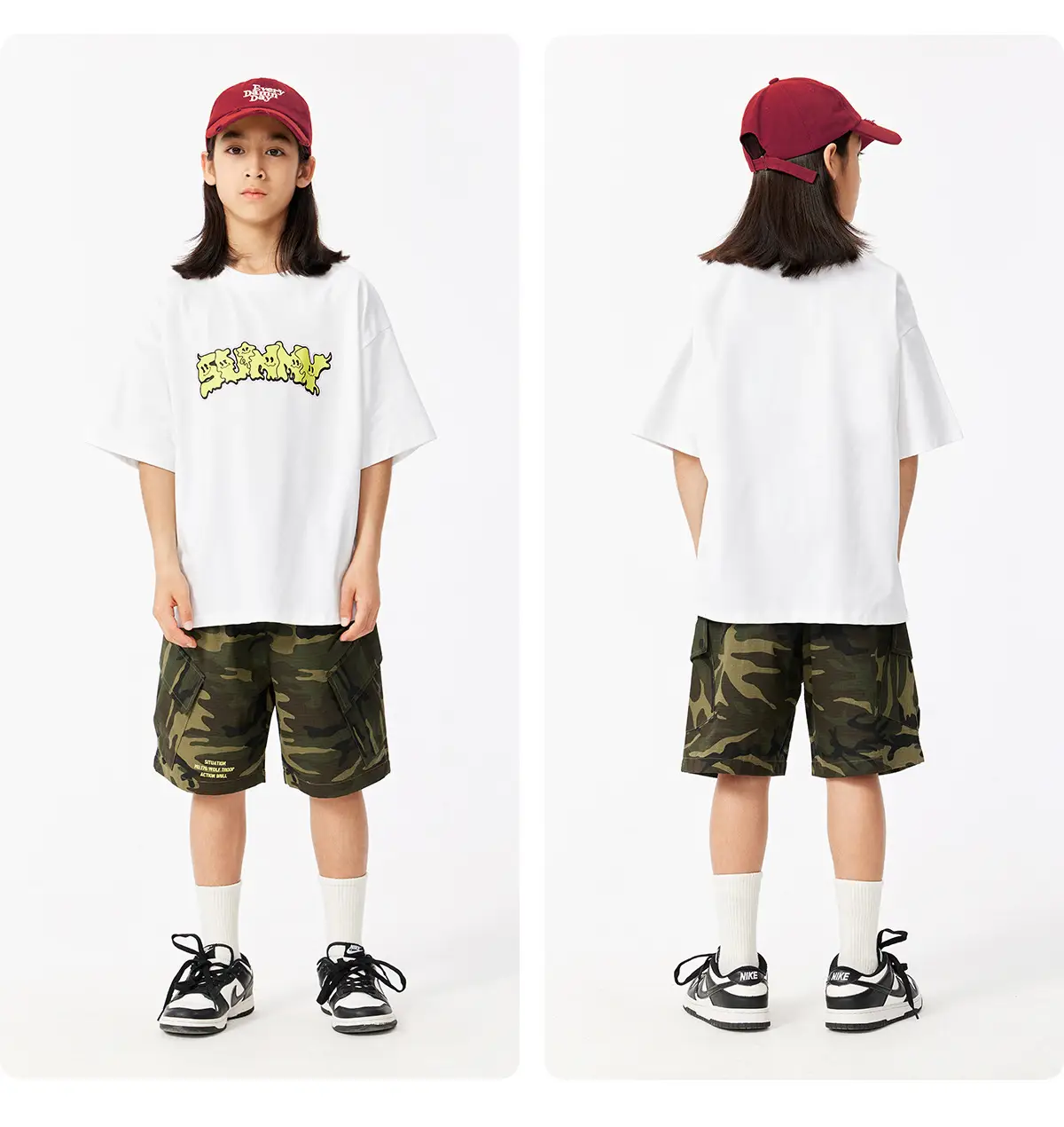 Purple Graphic T-Shirt for Girls Boys Summer Wear — feature 23