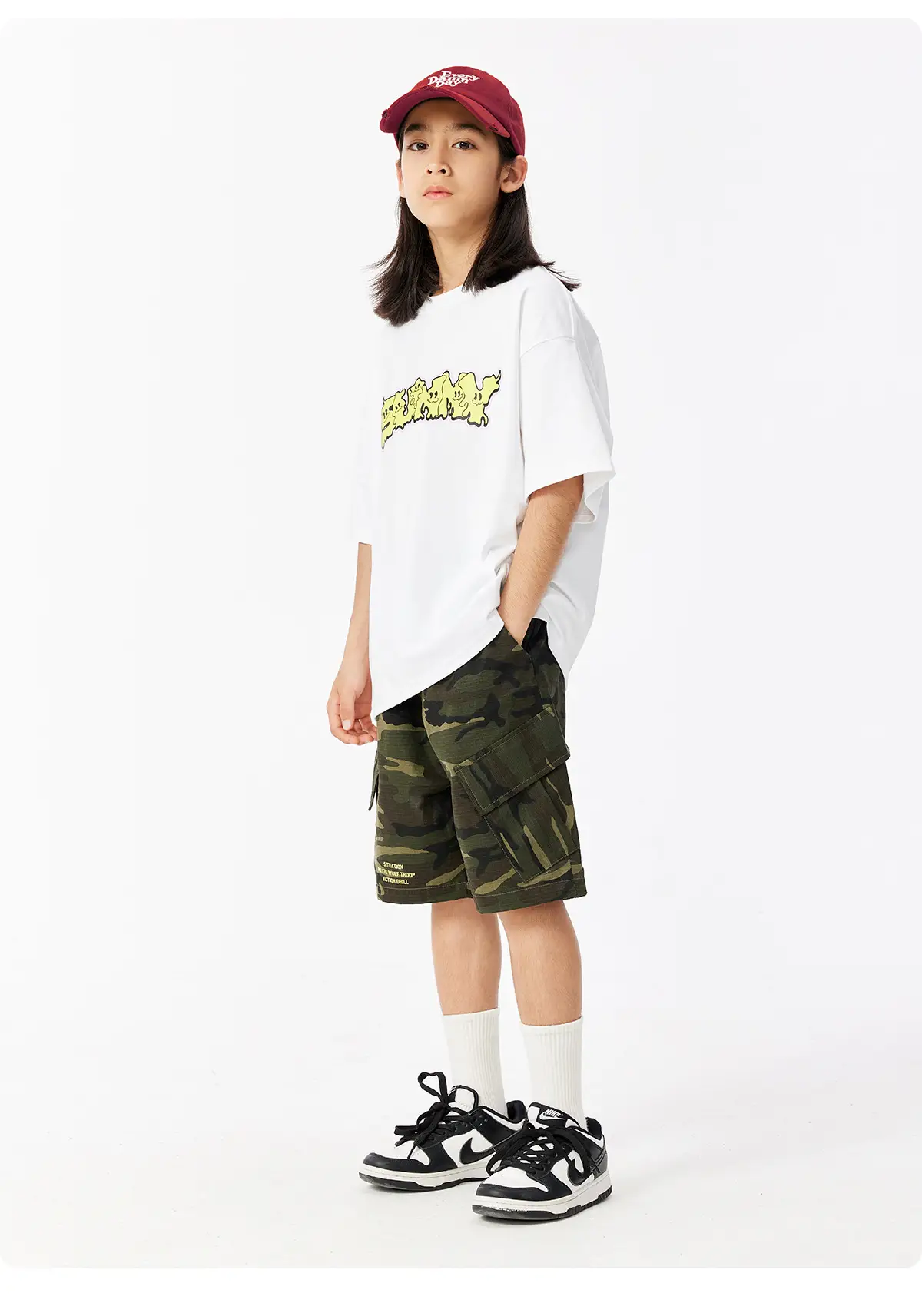 Purple Graphic T-Shirt for Girls Boys Summer Wear — feature 24