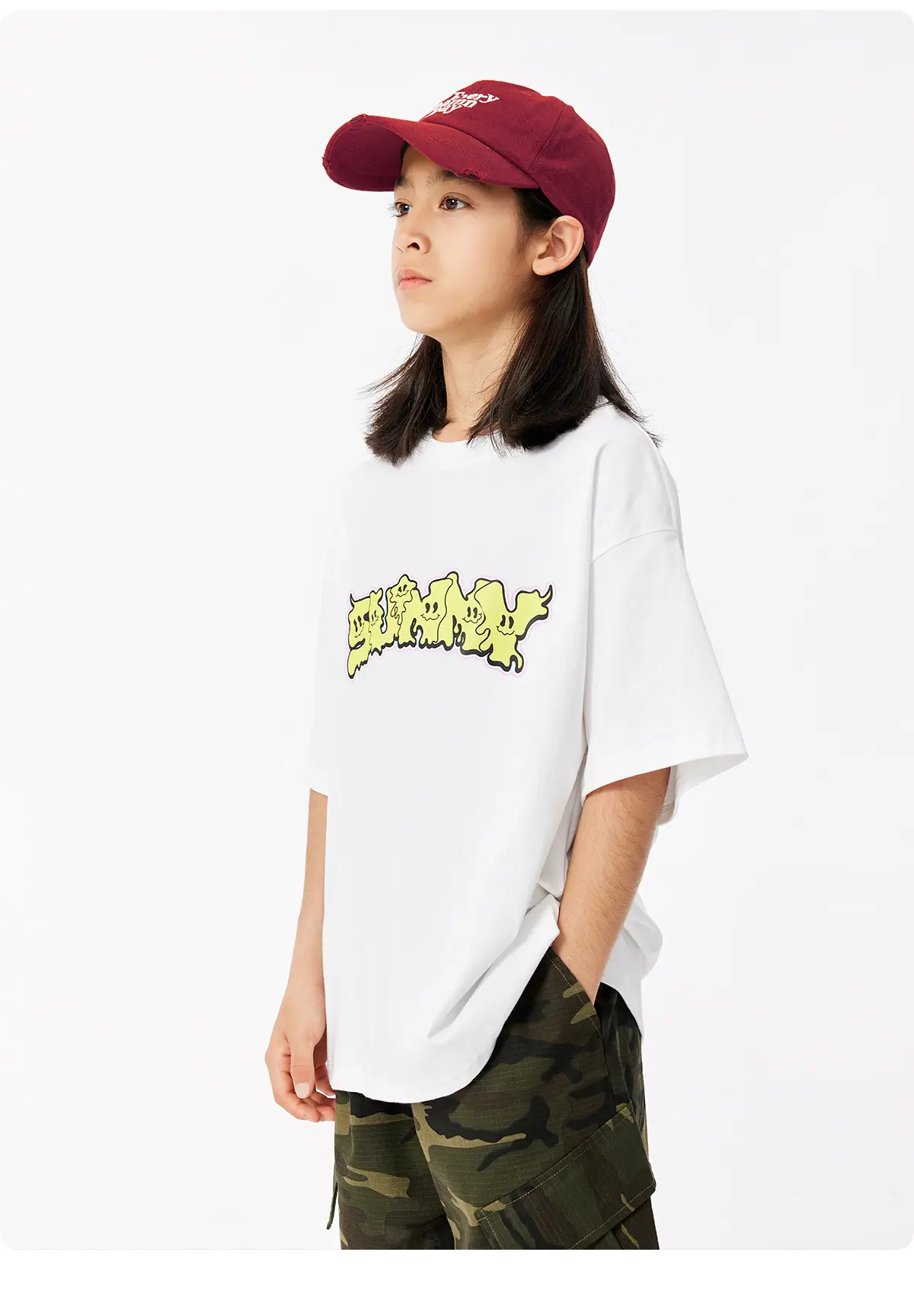 Purple Graphic T-Shirt for Girls Boys Summer Wear — feature 27