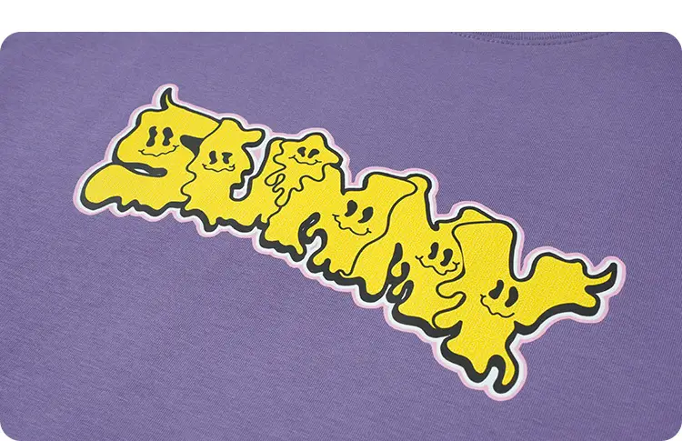 Purple Graphic T-Shirt for Girls Boys Summer Wear — feature 34