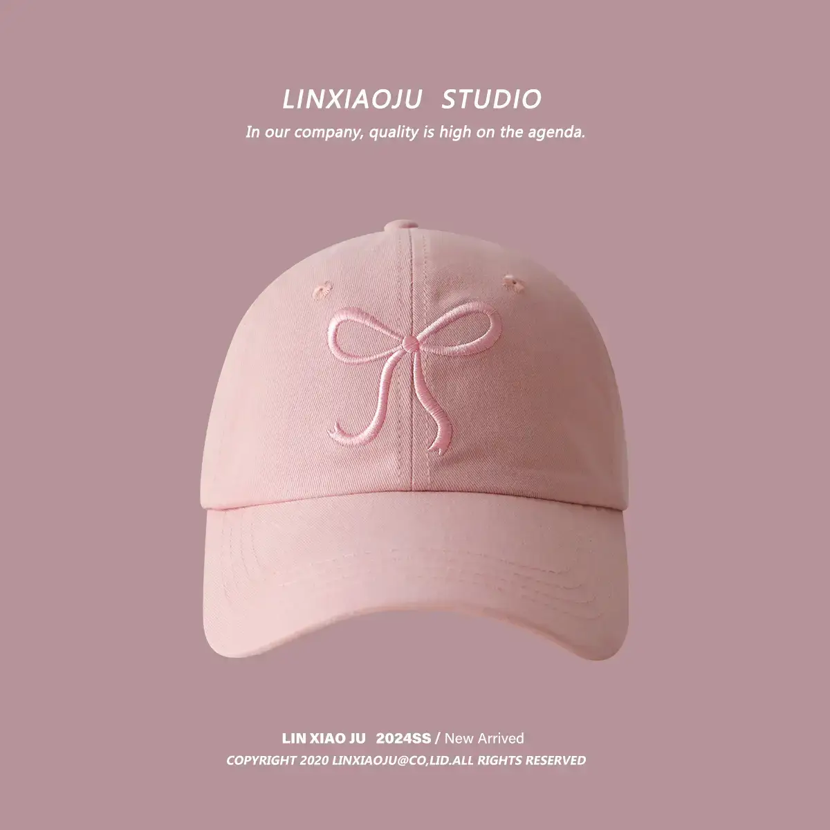 Rose Pink Fisherman Cap for Women Sun Protection - Image 10