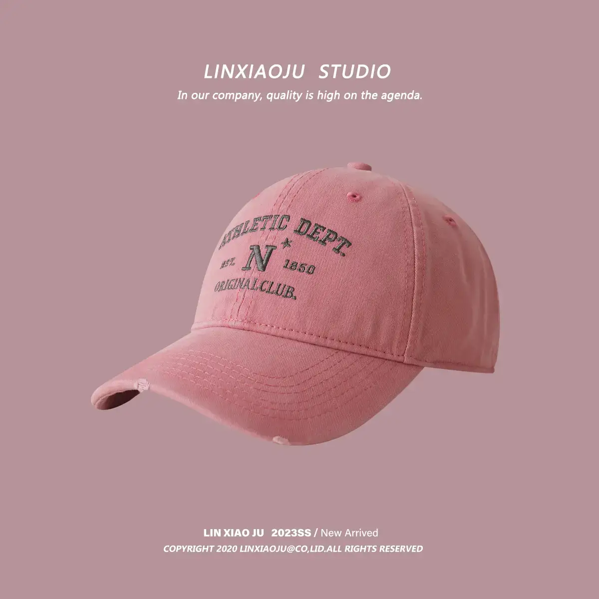 Rose Pink Fisherman Cap for Women Sun Protection - Image 6