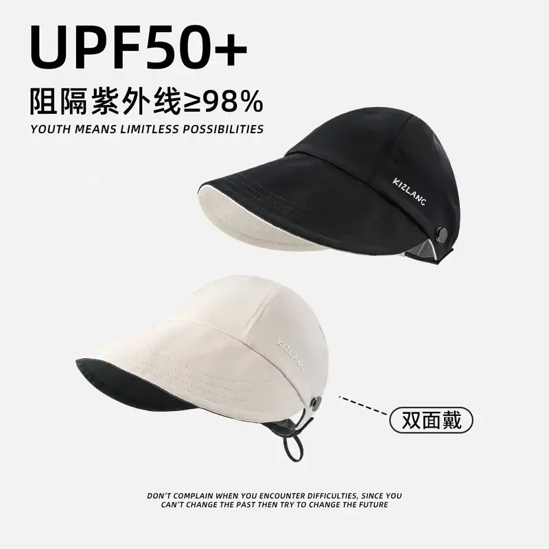 Double-sided Sun Hat for Women UPF50+ - Image 3