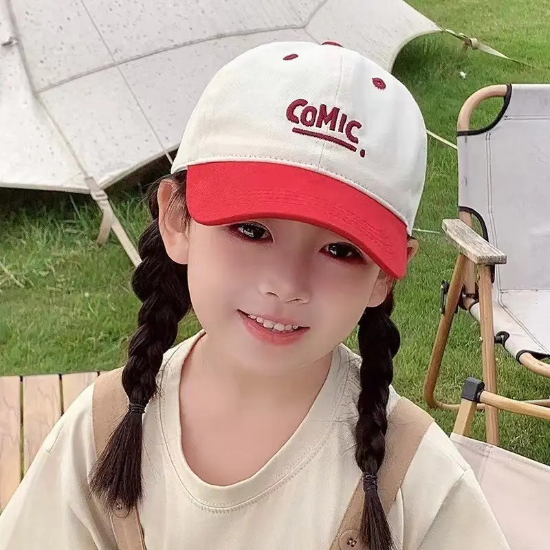 Kids Baseball Cap "TAKE" White Grey 2024 — feature 8
