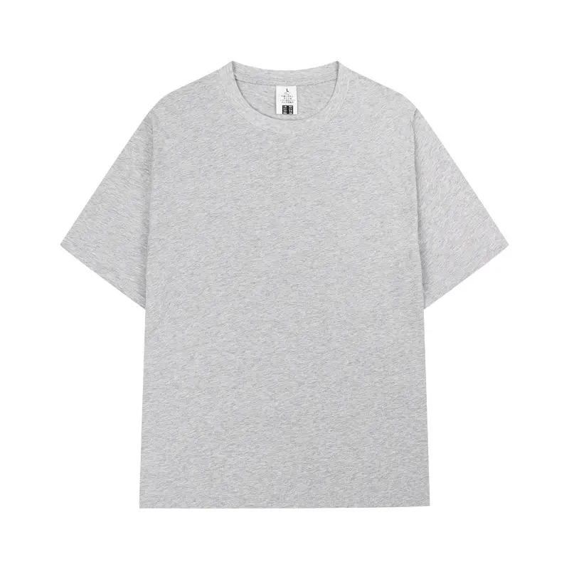 Men Cotton T-Shirt Yellow Short Sleeve Loose Fit - Image 36