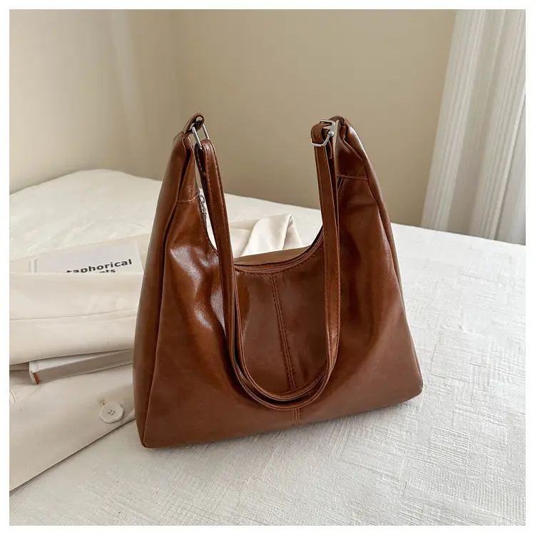 Women's Beige Canvas Shoulder Tote Bag 2024 — feature 19