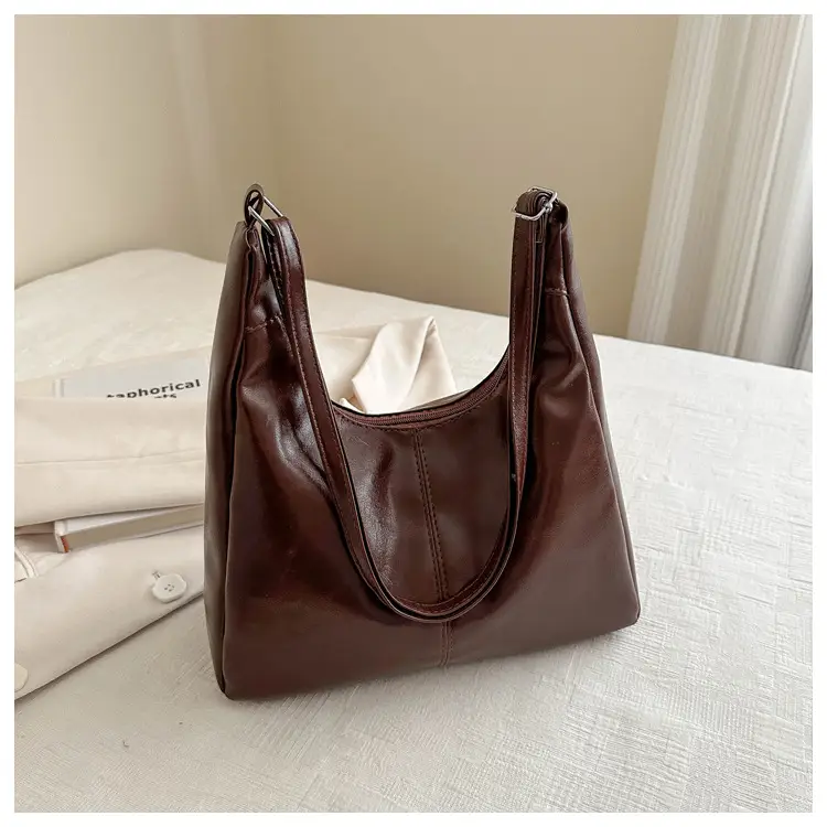 Women's Beige Canvas Shoulder Tote Bag 2024 — feature 20
