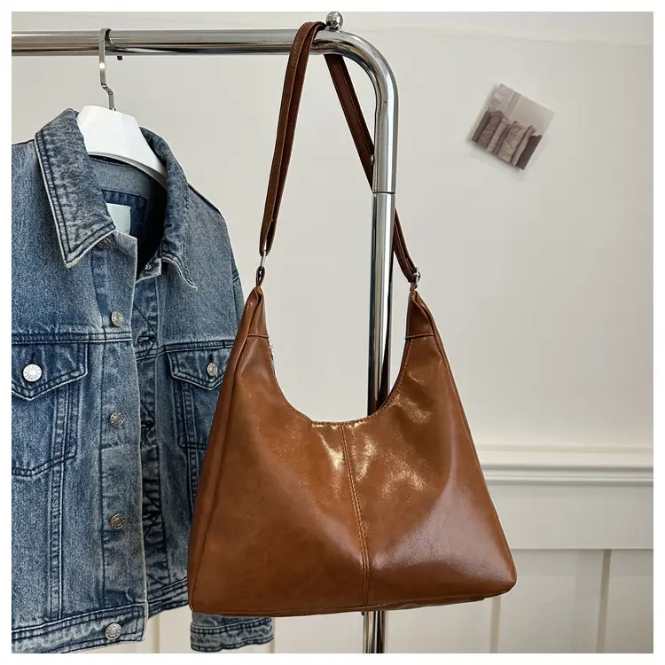 Women's Beige Canvas Shoulder Tote Bag 2024 — feature 23