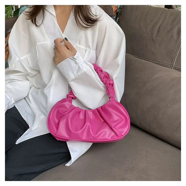 2026 Trendy Pleated Cloud Shoulder Bag for Women — feature 25