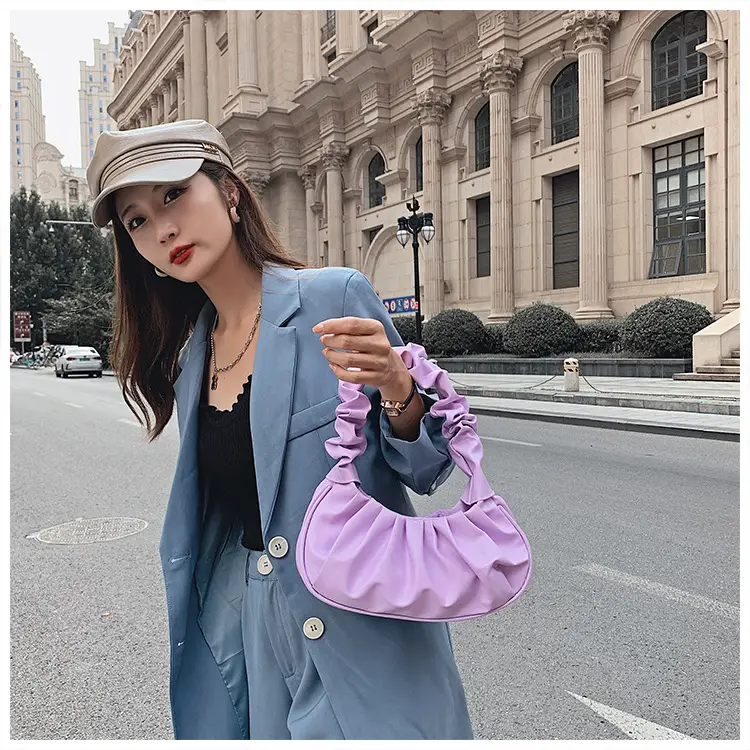 2026 Trendy Pleated Cloud Shoulder Bag for Women — feature 34