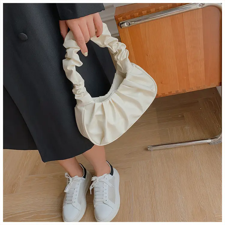 2026 Trendy Pleated Cloud Shoulder Bag for Women — feature 49
