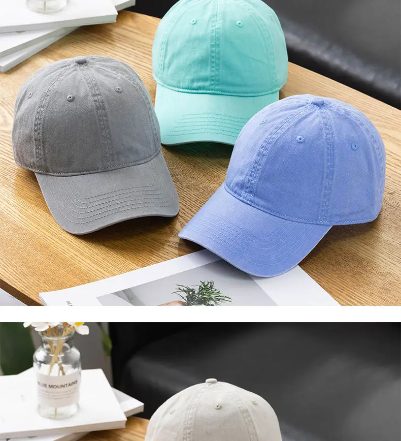 Custom Logo Baseball Cap Wholesale Cross-Border Distressed — feature 16