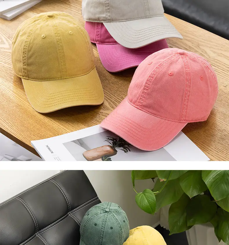 Custom Logo Baseball Cap Wholesale Cross-Border Distressed — feature 17