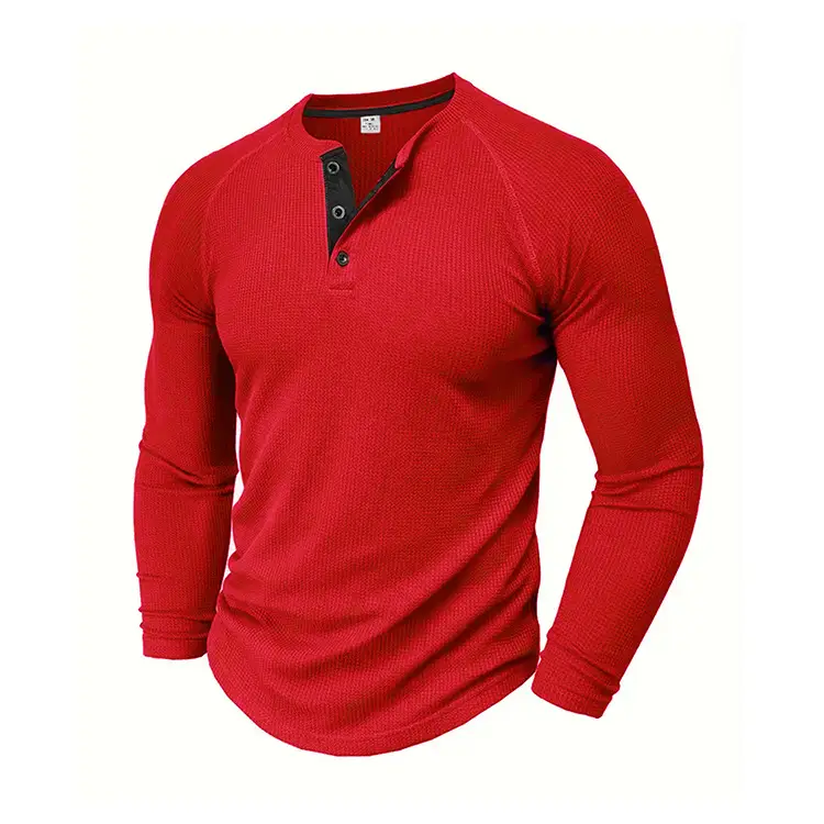 Men's Long Sleeve T-Shirt Turquoise Black Large — feature 23