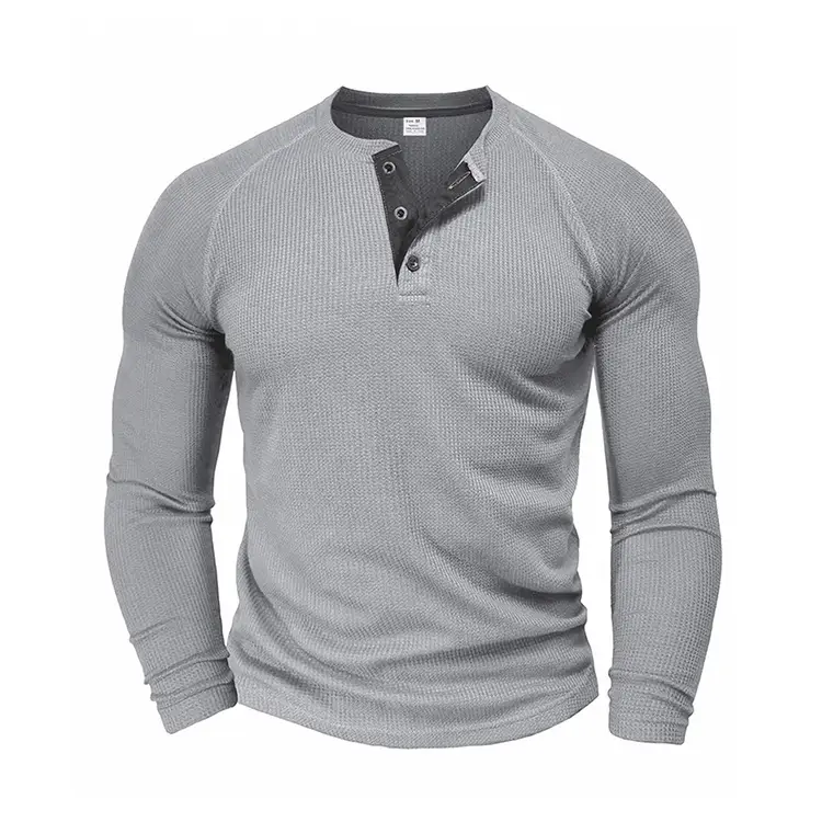 Men's Long Sleeve T-Shirt Turquoise Black Large — feature 30