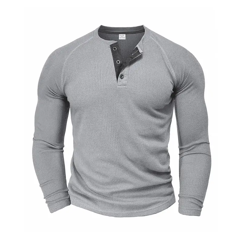 Men's Long Sleeve T-Shirt Turquoise Black Large