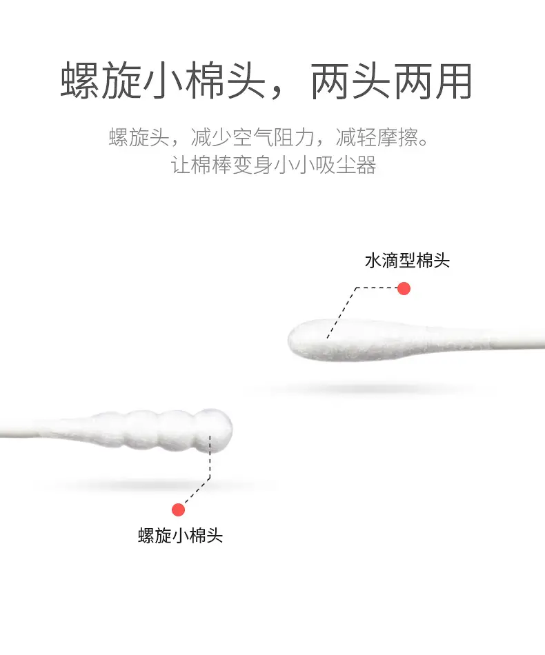 Kechao Cotton Ear Swabs for Infants Newborn — feature 7