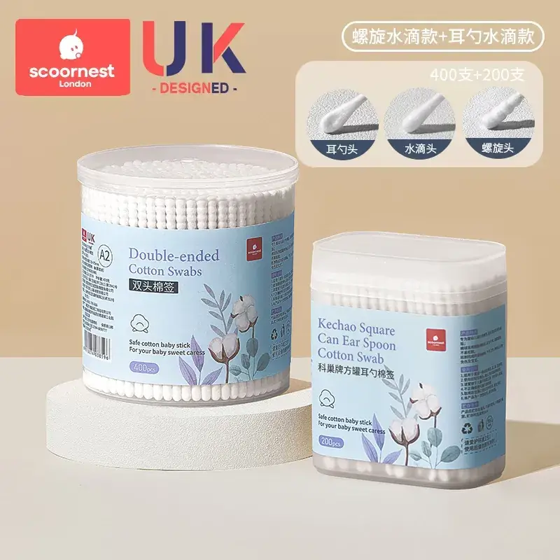 Kechao Cotton Ear Swabs for Infants Newborn - Image 10