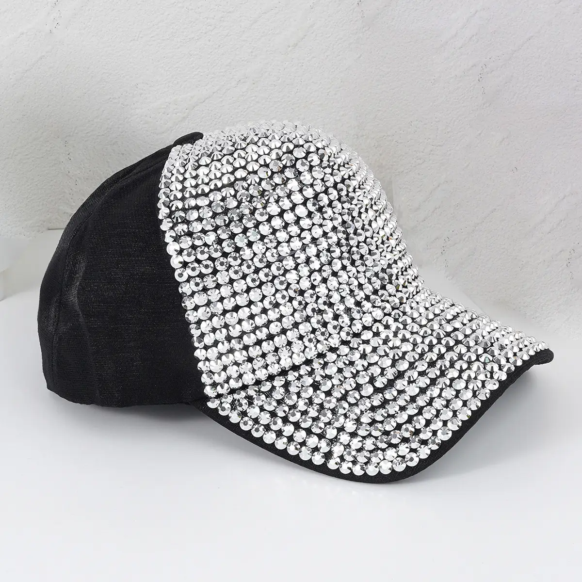 Cross-border Men's Diamond Baseball Cap Black — feature 5