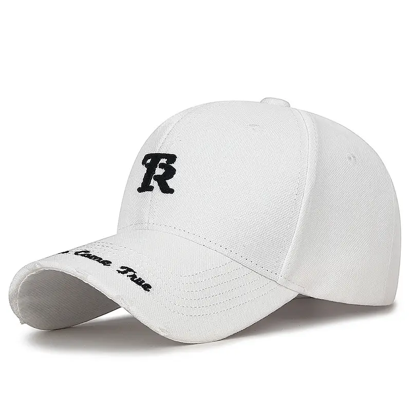 Black Korean Style Ripped Cap for Men Women - Image 15