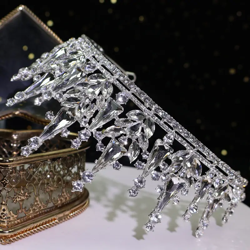 Crystal Bridal Crown Princess Queen Accessories Wholesale — feature 5