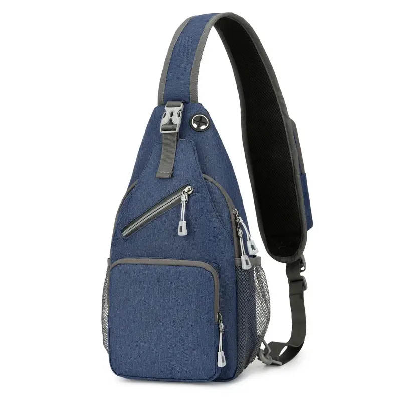 Red Crossbody Bag for Men European American Fashion