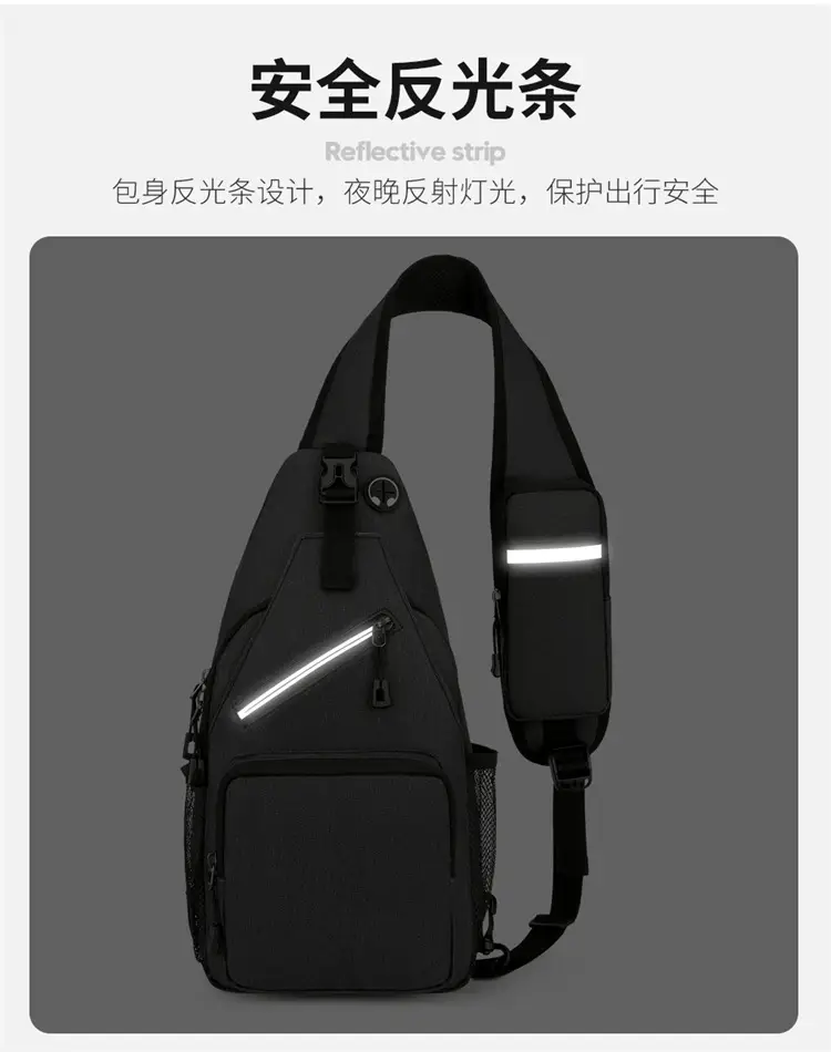 Red Crossbody Bag for Men European American Fashion — feature 17