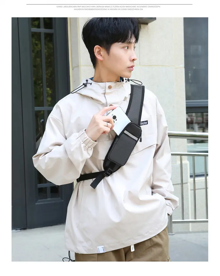 Red Crossbody Bag for Men European American Fashion — feature 27
