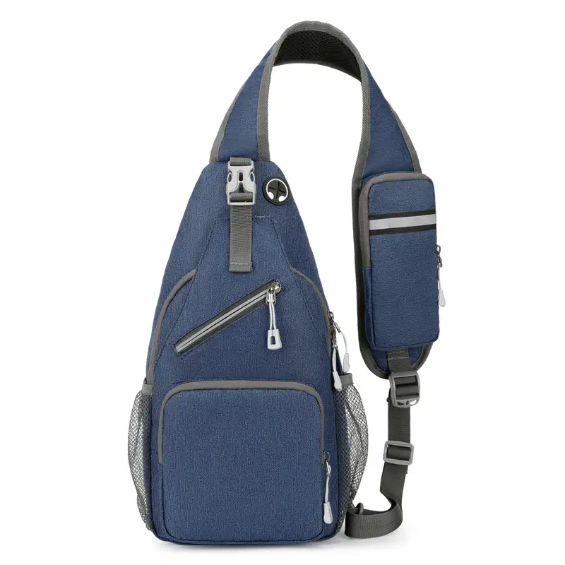 Red Crossbody Bag for Men European American Fashion