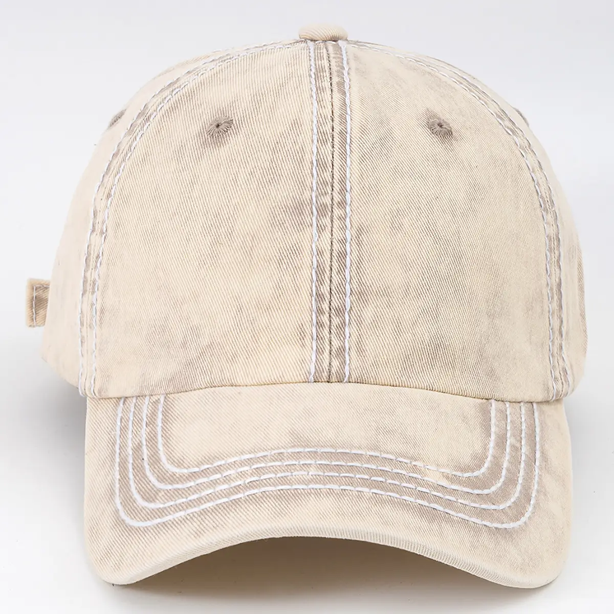 Orange Washed Baseball Cap for Men Women Casual Date — feature 9