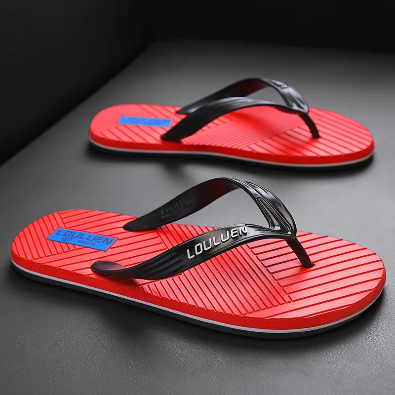 Flip-flops men's 2024 new summer wear non-slip deodorant men's sports clip feet Vietnam beach slippers wading - Image 3