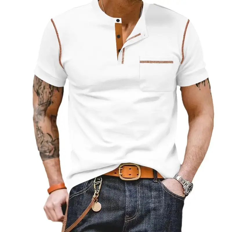 Men's Maroon Polo T-Shirt Short Sleeve 2026 - Image 14