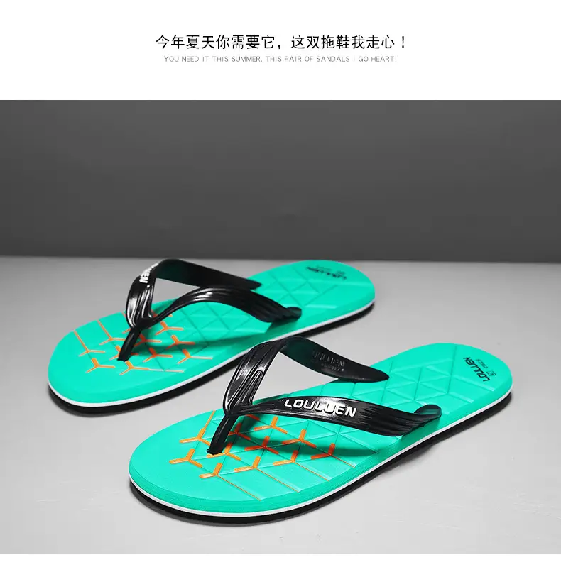 Slippers Men's Summer Outer Wear Flip-Flops Non-Slip Casual Clip Feet Vietnam Light Soft Bottom Men's Sandals Beach Sports — feature 9